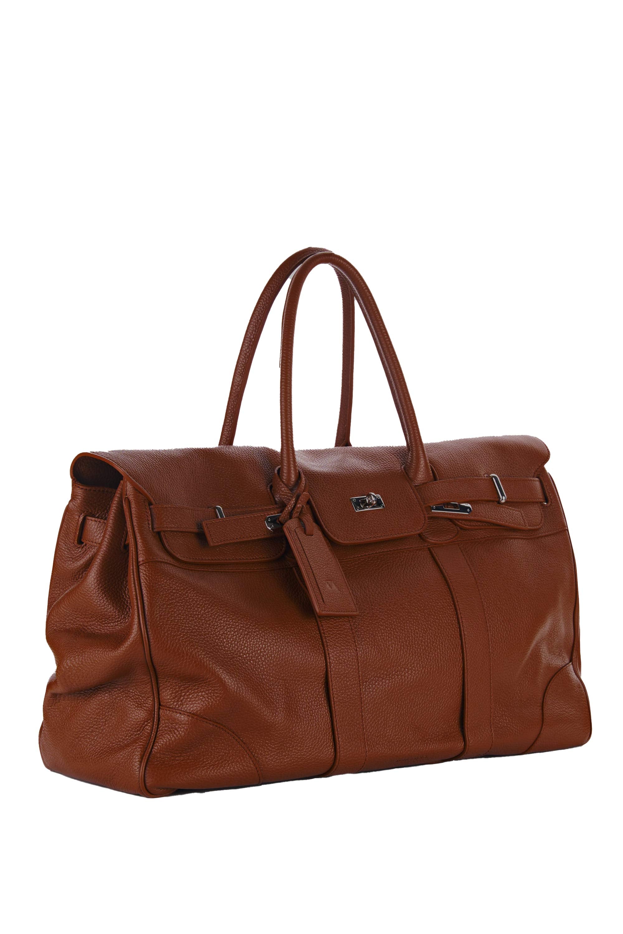 soft leather duffle