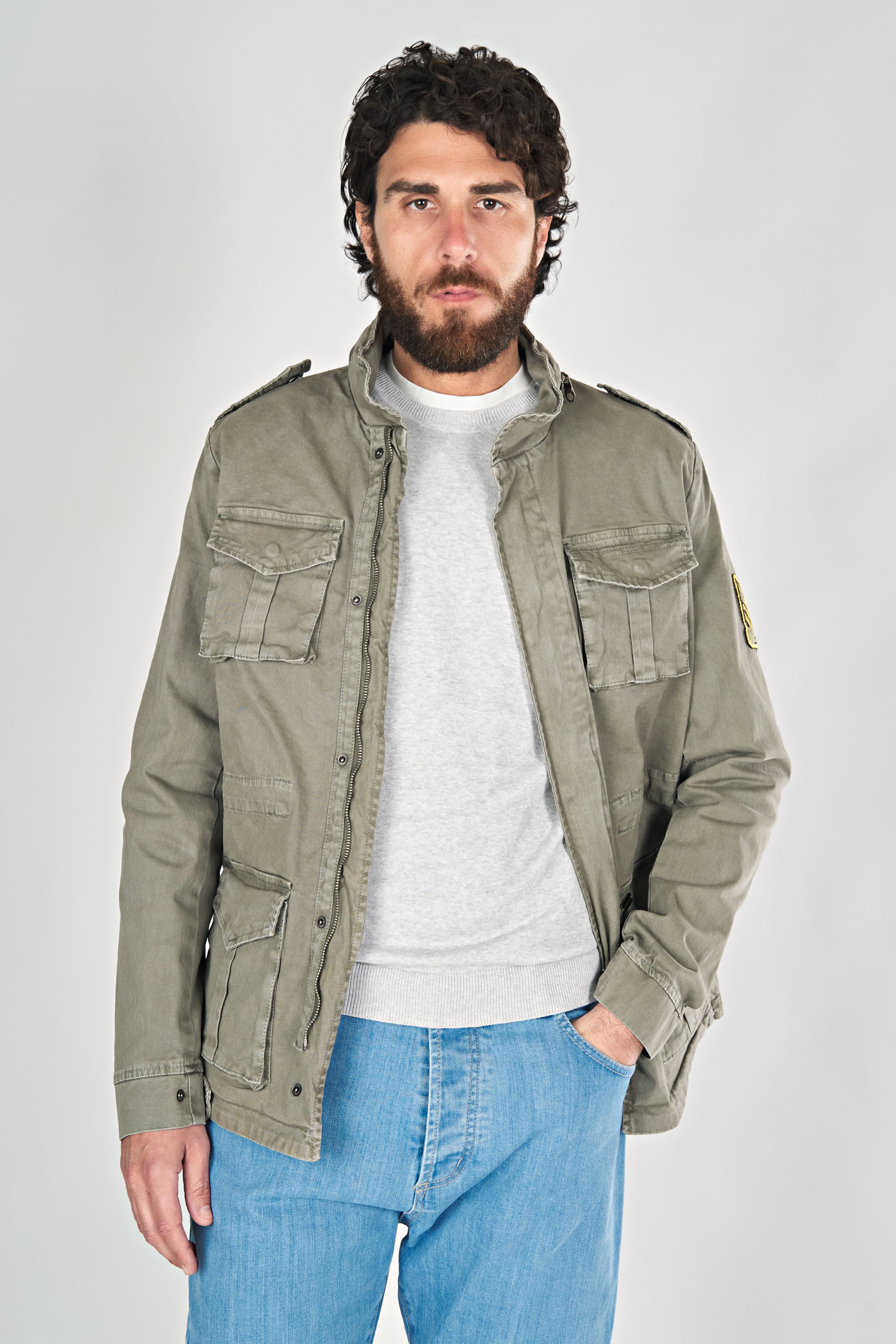 MONTEZEMOLO - Raw Denim Field-Jacket