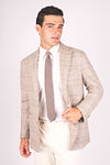 Unlined Single-Breasted Wool, Cashmere & Silk Jacket