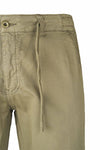 Stretch Cotton Drawstring Chino Trousers