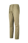 Stretch Cotton Drawstring Chino Trousers