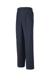 Double Pleated Wide-Fit Straight Trousers