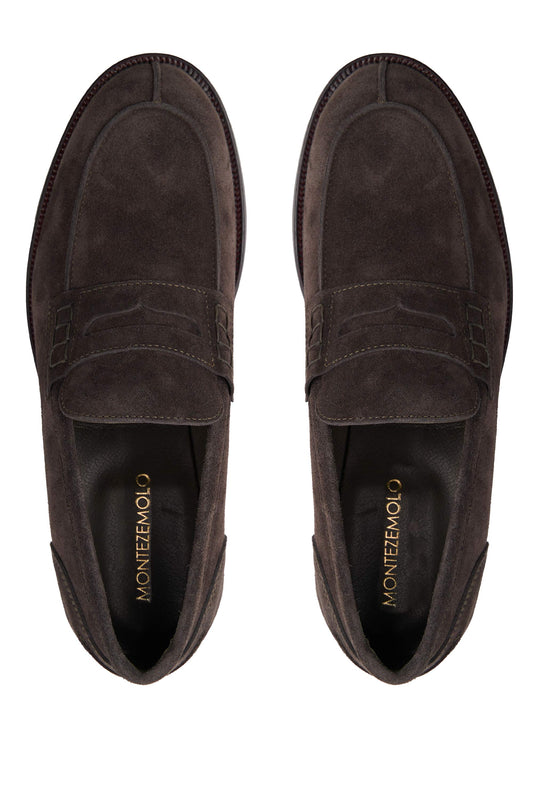 Suede Penny Loafers