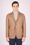 Unstructured Wool & Cashmere Single-Breasted Jacket