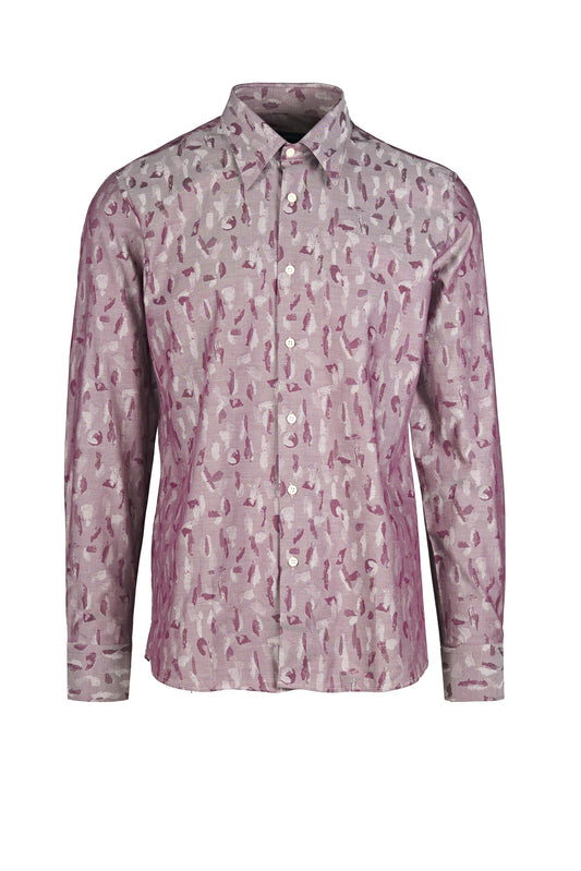 Camicia classica fantasia all-over