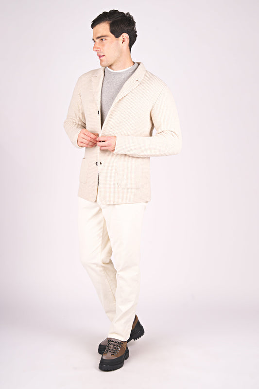 Heavy-Knit Cardigan Jacket