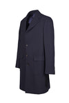 Cappotto monopetto sfoderato in pura lana cashmere