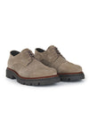 Lug Sole Suede Derby Shoes