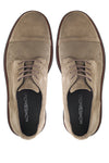 Lug Sole Suede Derby Shoes