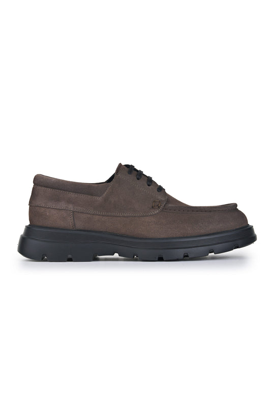 Suede Derby Boat Shoes