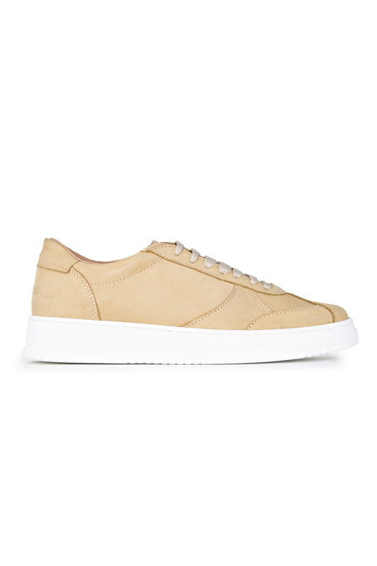 Nubuck Leather Court Sneakers