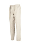 Linen & Cotton Trousers With Drawstring