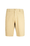 Shorts in twill di cotone elasticizzato