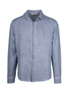 Melange Cold-Dyed linen and cotton shirt