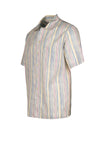 Linen & Cotton Striped Fancy Shirt