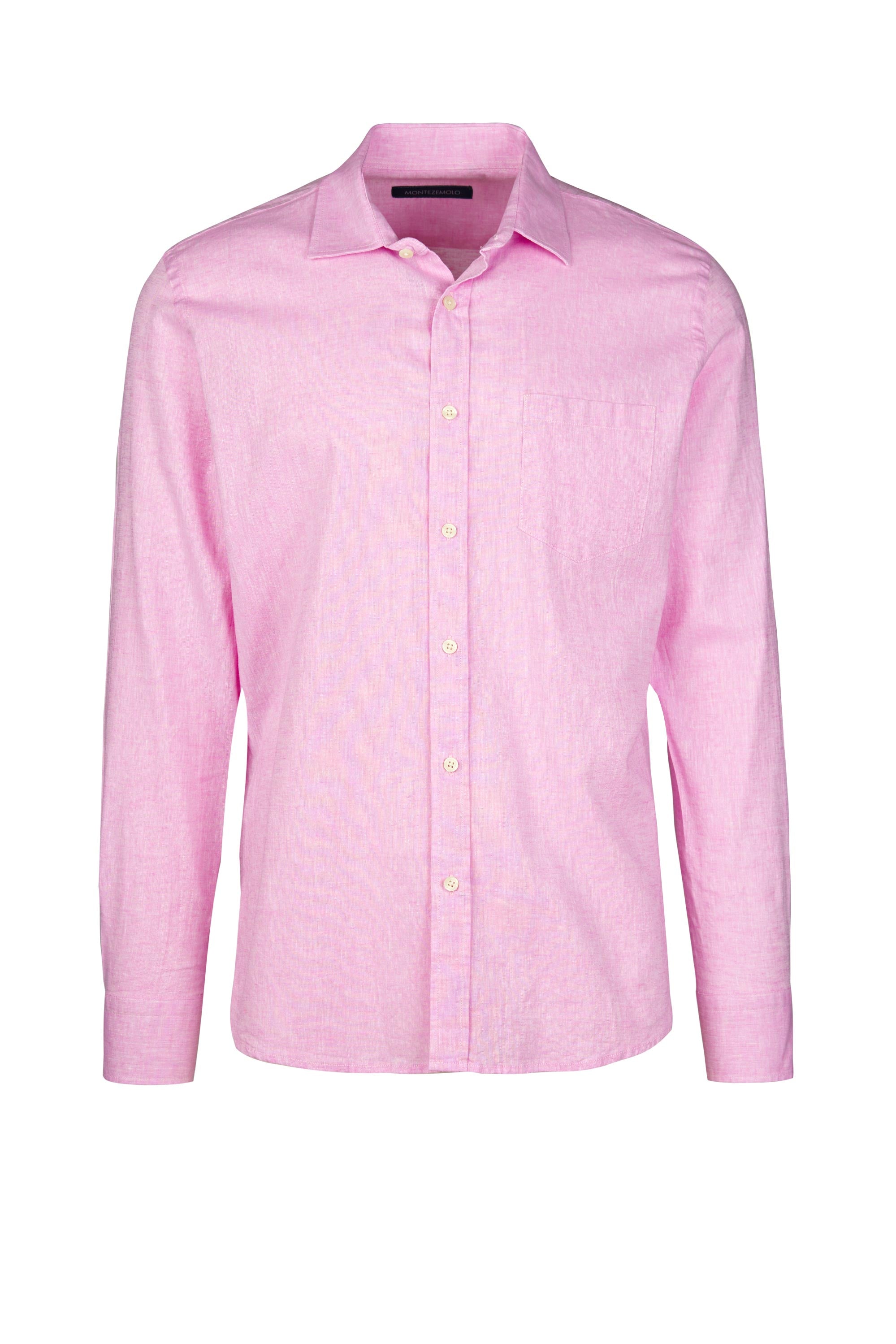 MONTEZEMOLO Linen Cotton Blend Shirt